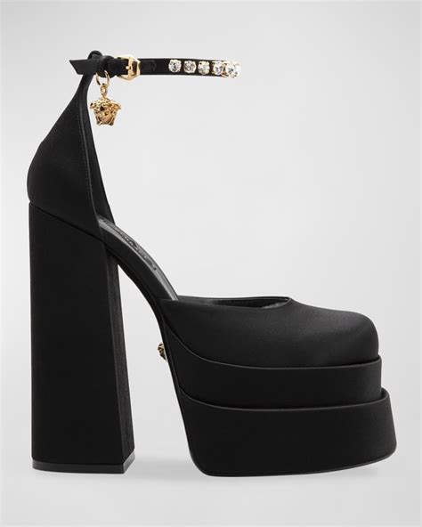 versace heels platform dupe|versace medusa platform heels.